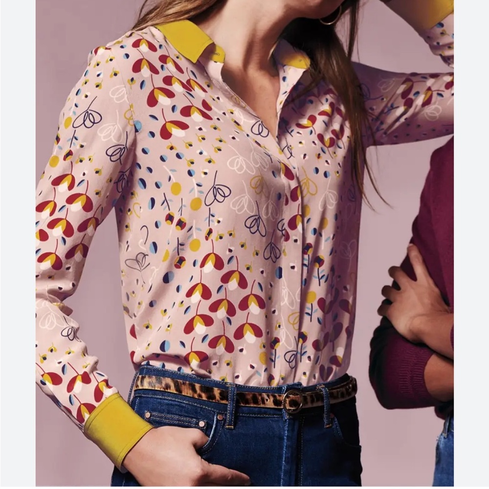 Boden 100 Percent Silk blouse